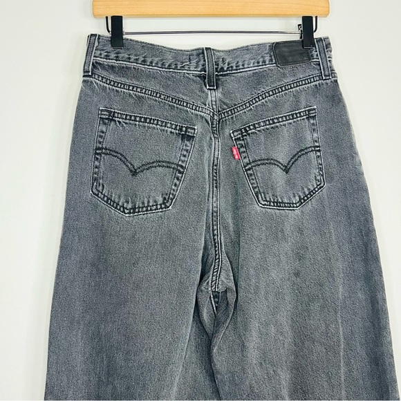 Free People Levi’s Balloon Black High Rise Jeans Relaxed Fit size 29 - Picture 6 of 9